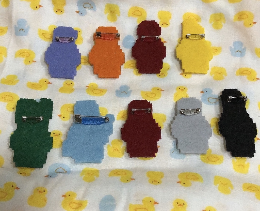 ミニ暁ブローチ