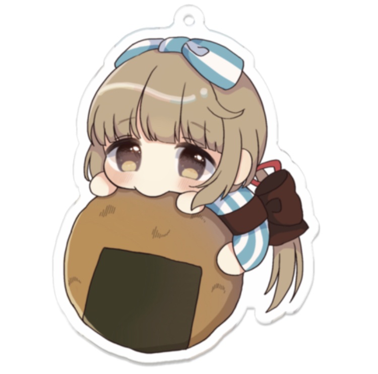 【予約販売】おせんべいもぐもぐアクキー