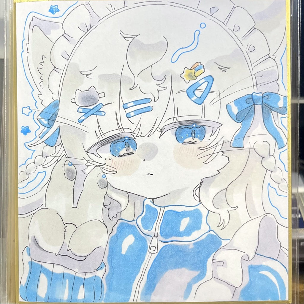 ジャージメイドスゥスゥ色紙（小サイズ）