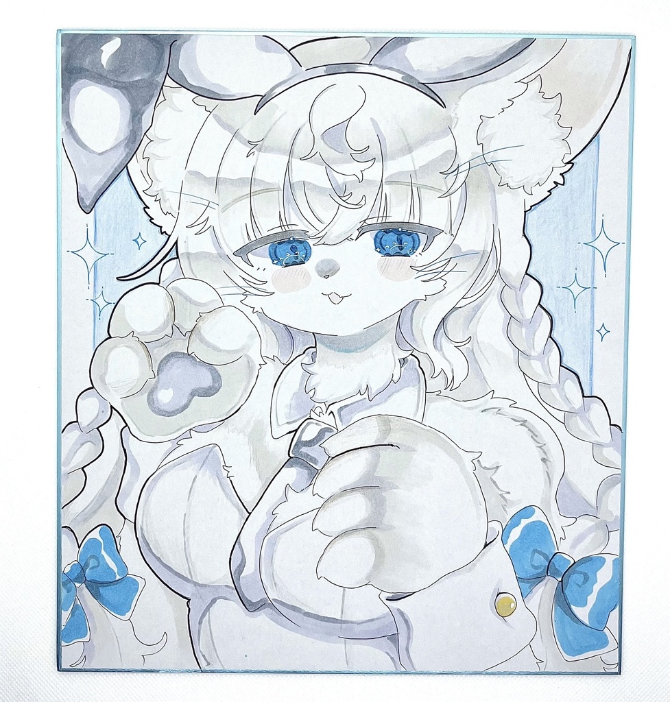 バニースゥスゥ色紙（大サイズ）