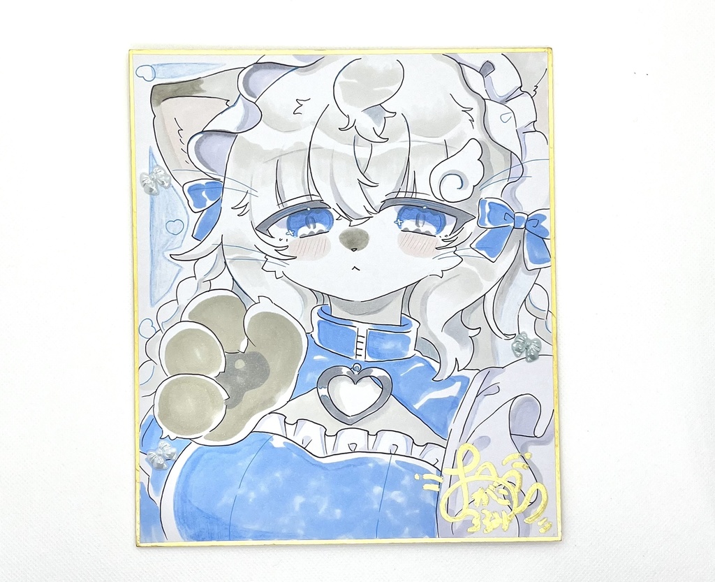 ジャージメイドスゥスゥ色紙（中サイズ）
