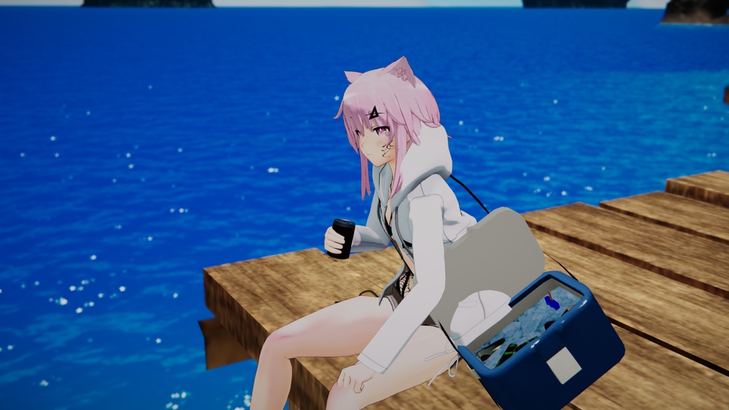 【3Dモデル】肩掛けクーラーボックス【VRChat向け】