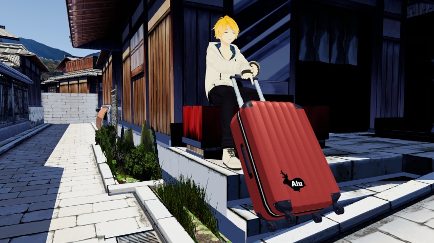 【3Dモデル】キャリーバッグ【VRChat向け】