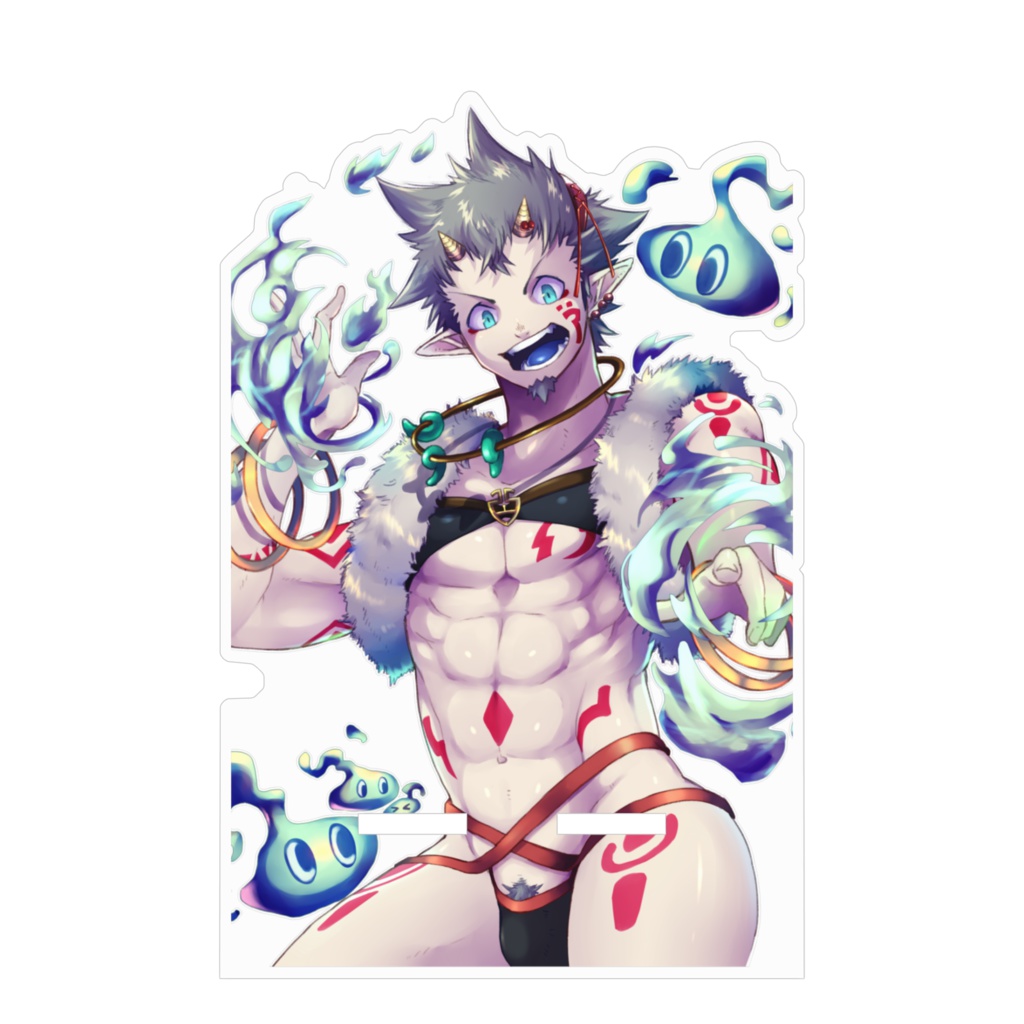 【創作】おにくんB アクリルスマホスタンド