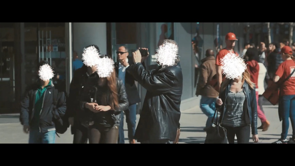 ラインモザイク 「THE FACE ~顔~」