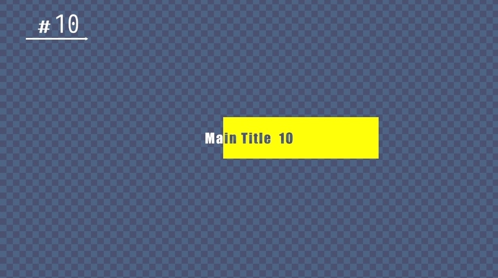 EDIUS モーションタイトル Vol.1