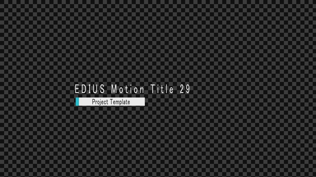 EDIUS モーションタイトル Vol.3