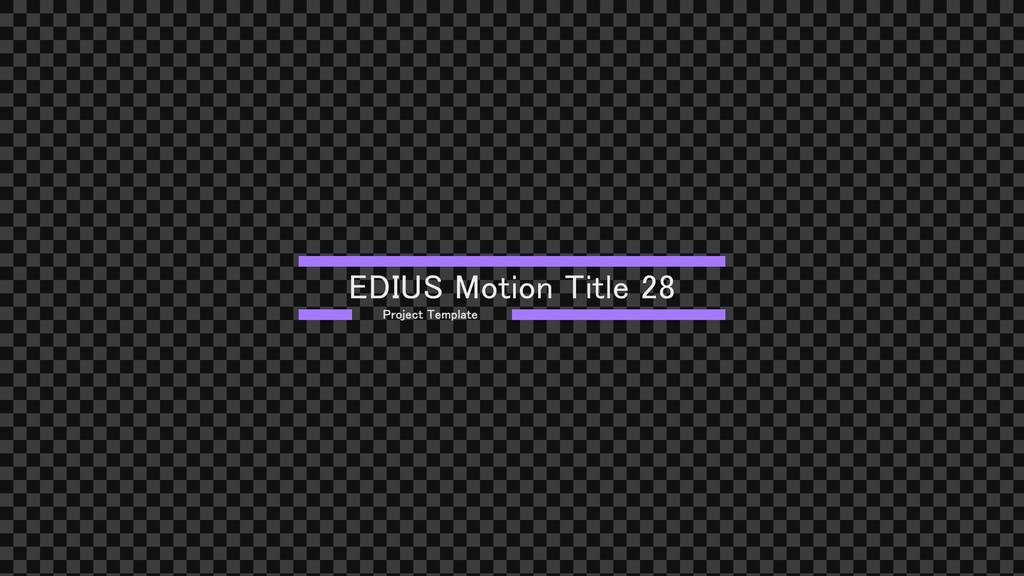 EDIUS モーションタイトル Vol.3