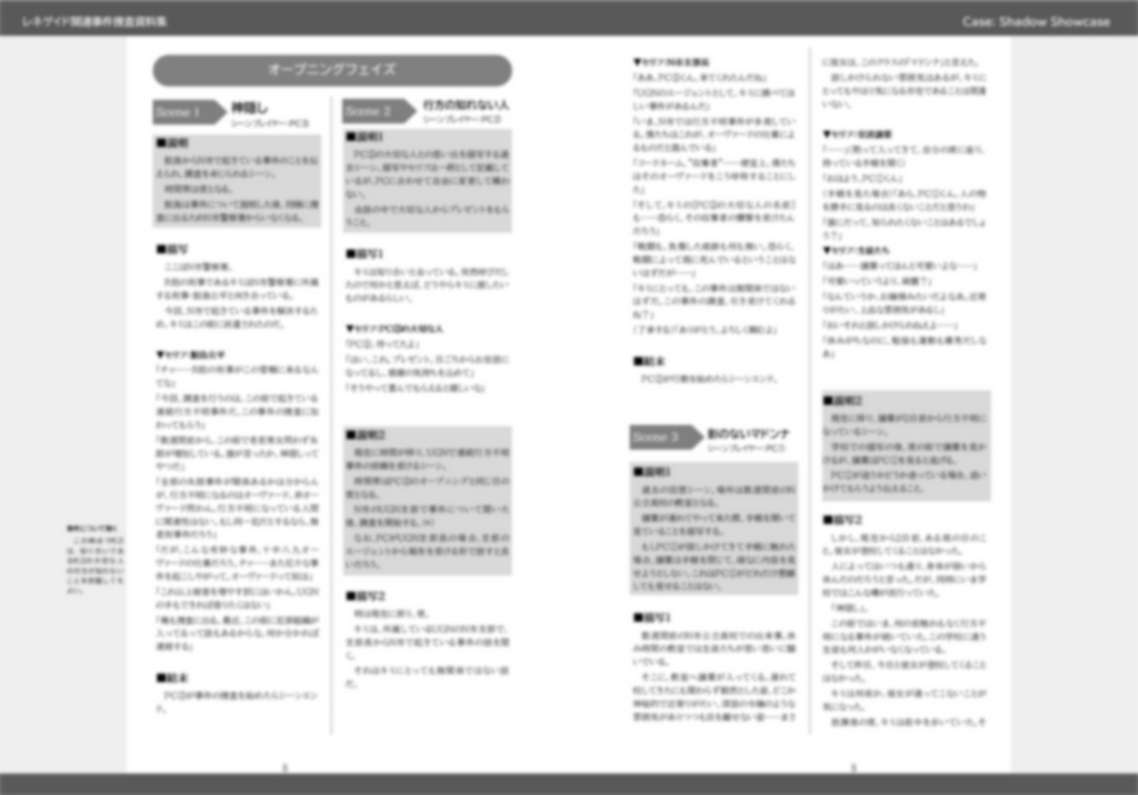 ダブルクロス The 3rd Edition「レネゲイド関連事件捜査資料集」(電子版) SPLL:E113060