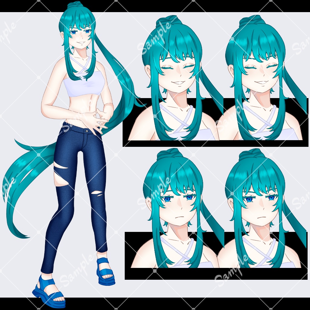 【無料・有料】全身立ち絵素材02