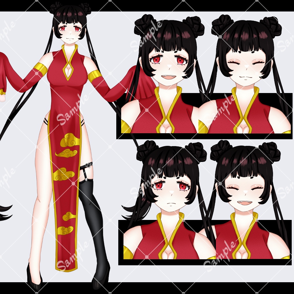 【無料・有料】全身立ち絵素材03