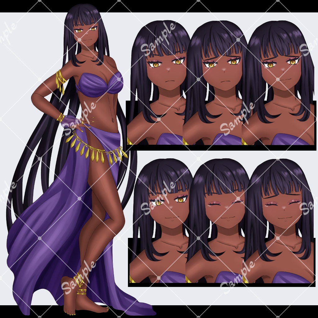 【無料・有料】全身立ち絵素材04