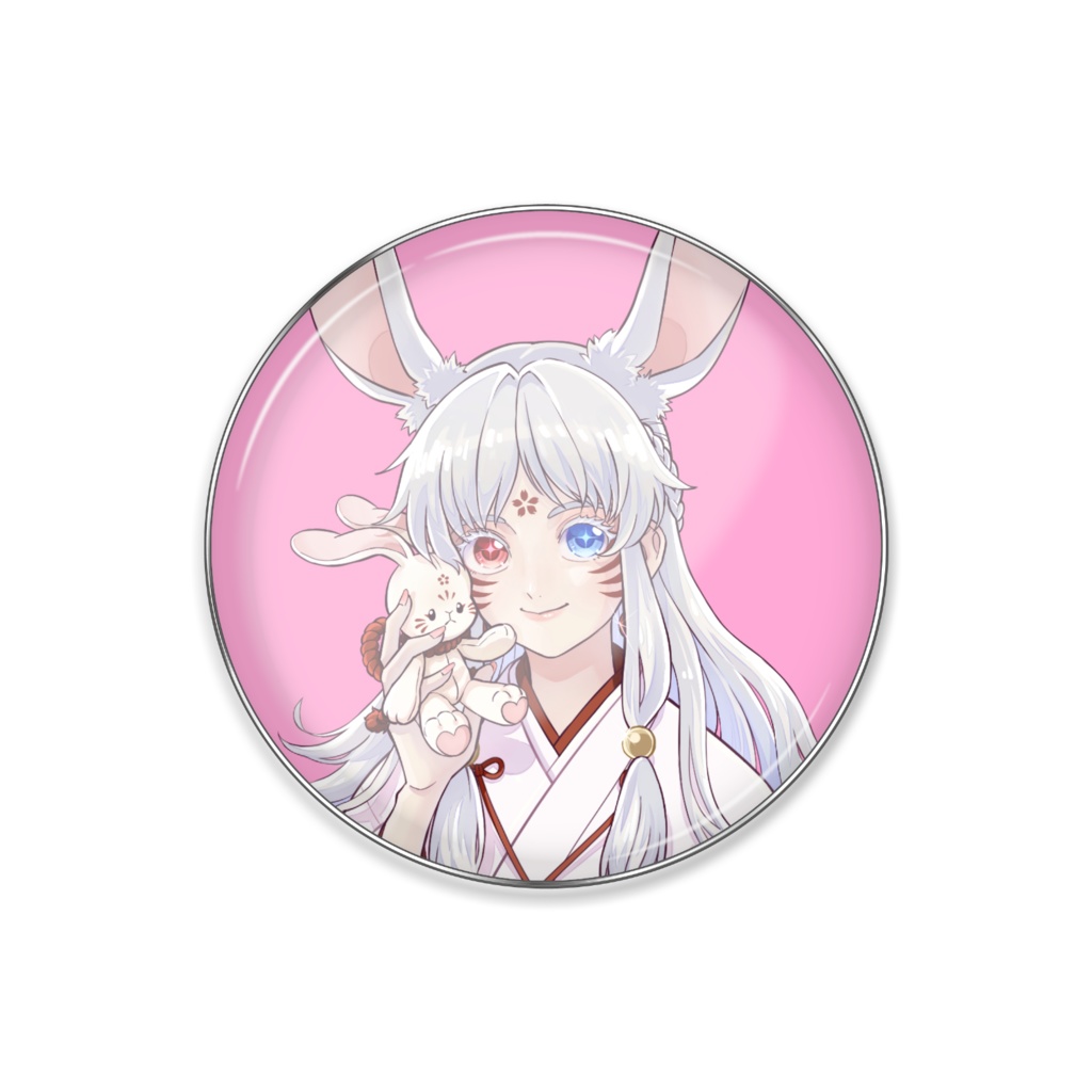 うさぎぃピンバッジ