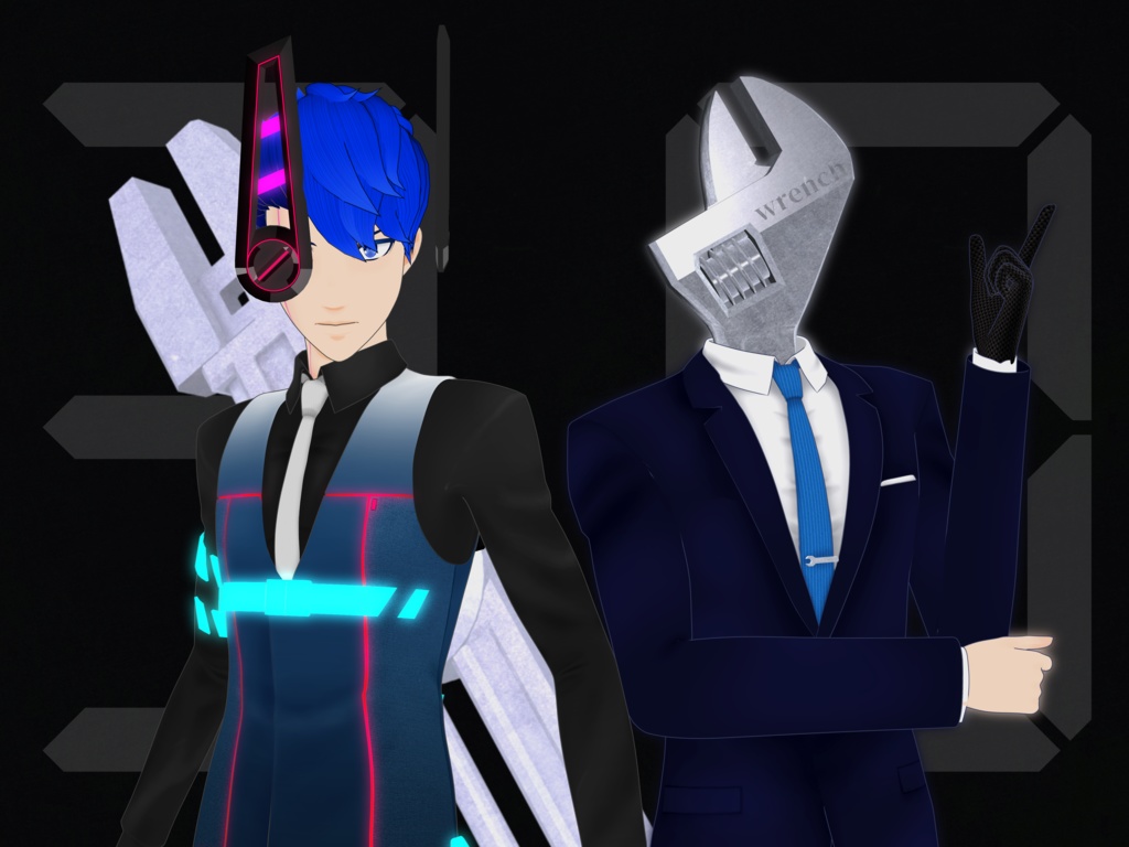 VTuberレンチ3.0MMDモデル