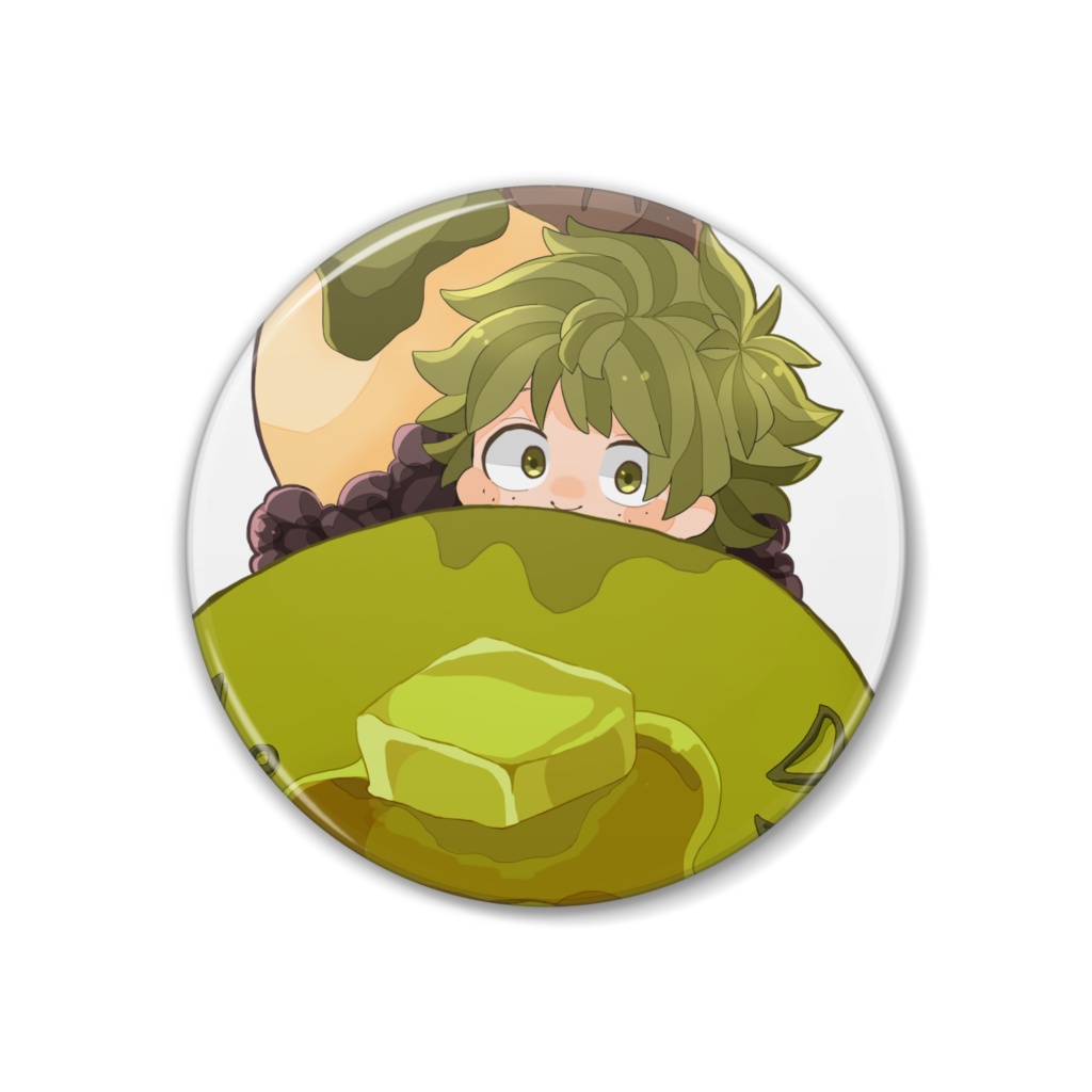 ぱんけーきのデクくん・缶バッジ