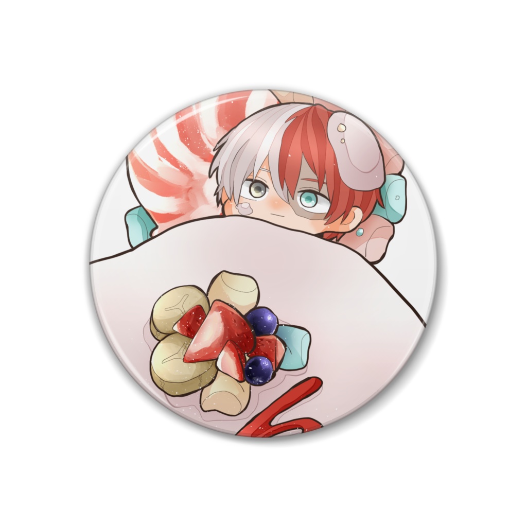 ぱんけーきの轟くん・缶バッジ