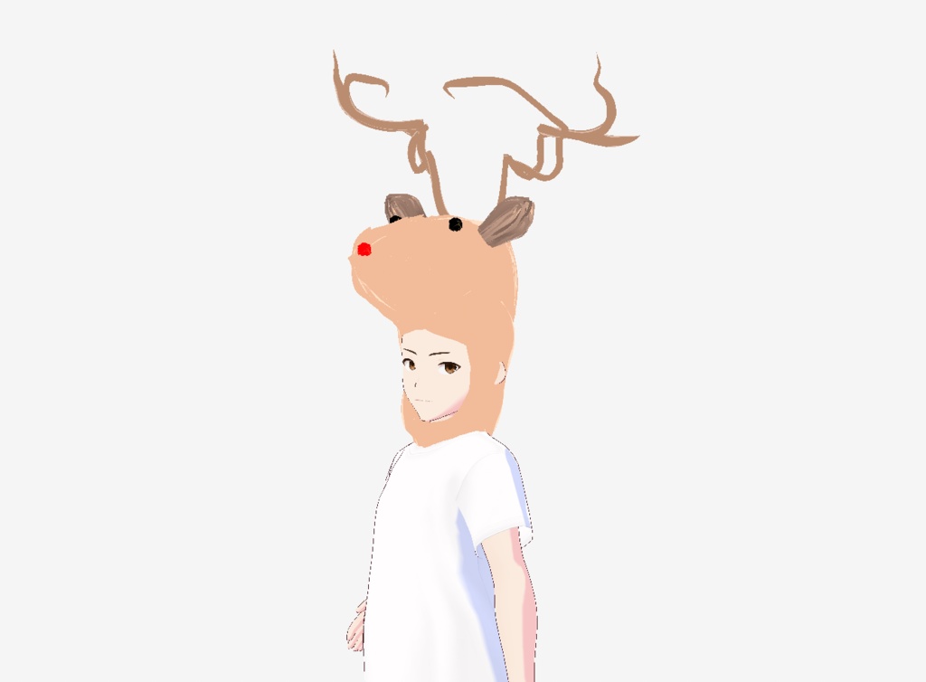 VRoid｜鹿｜被り物｜クリスマス｜deer｜cosplay