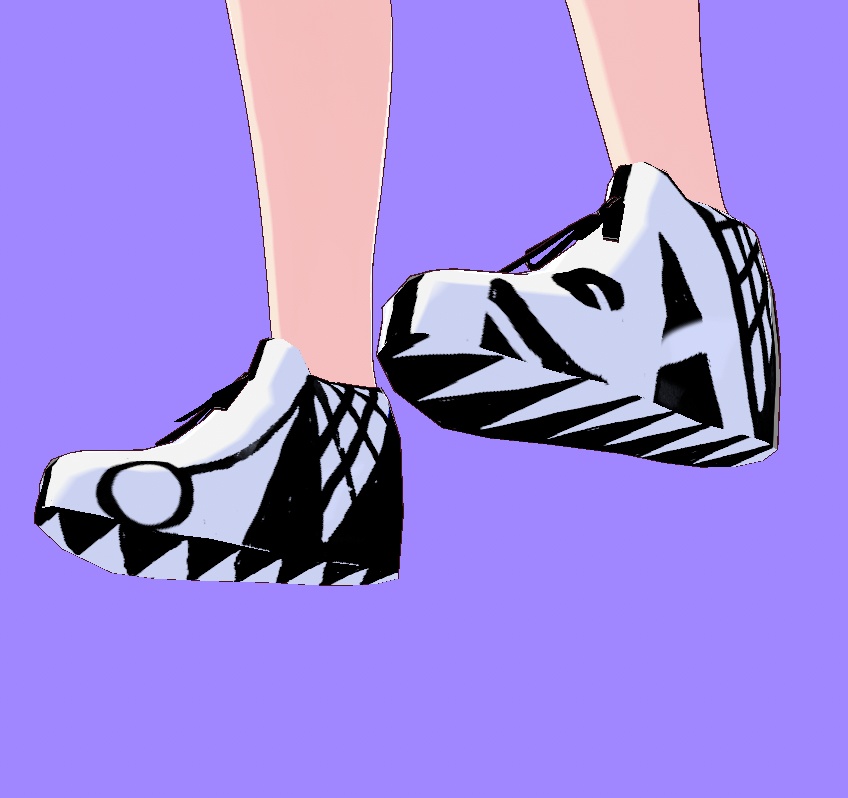VRoid | 2 tone mode shoes