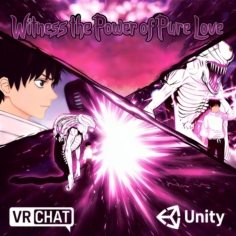 [VRChat] Witness the Power of Pure Love 🤍 Special Grade Yuta Okkotsu 3D Model & VFX Full Set