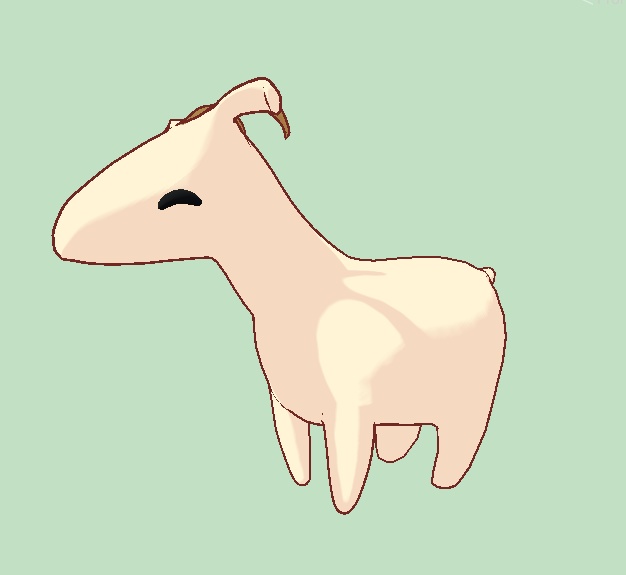 【無料VRCアバター】歩けるヤギ