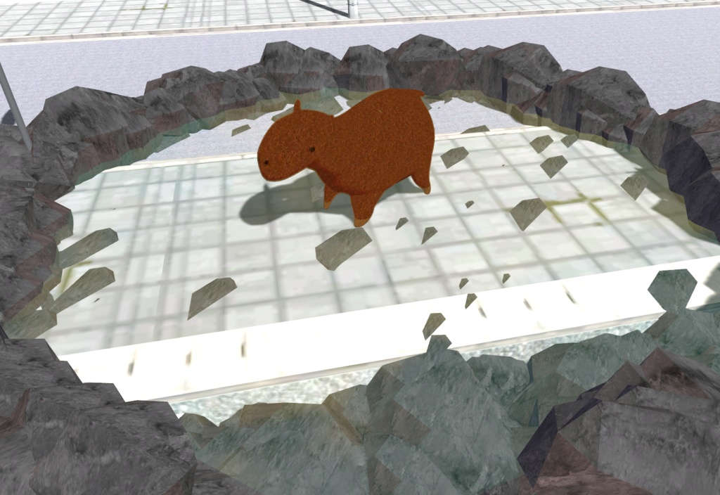 【VRCアバター】キウイカピバラ