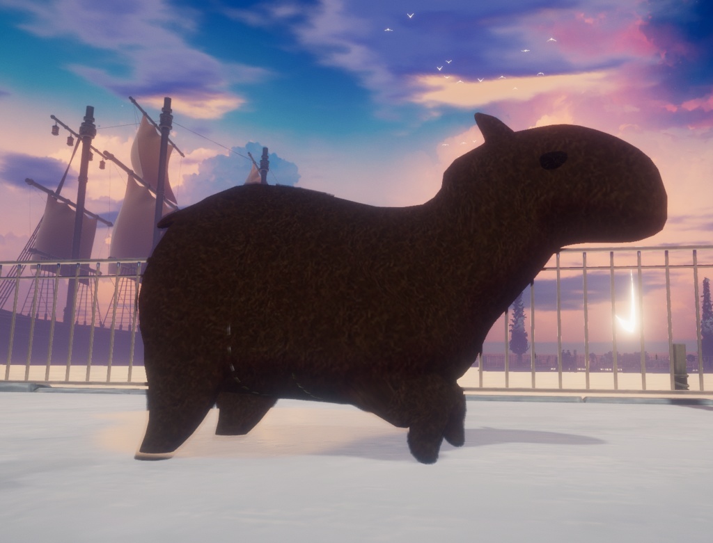 【VRCアバター】キウイカピバラ