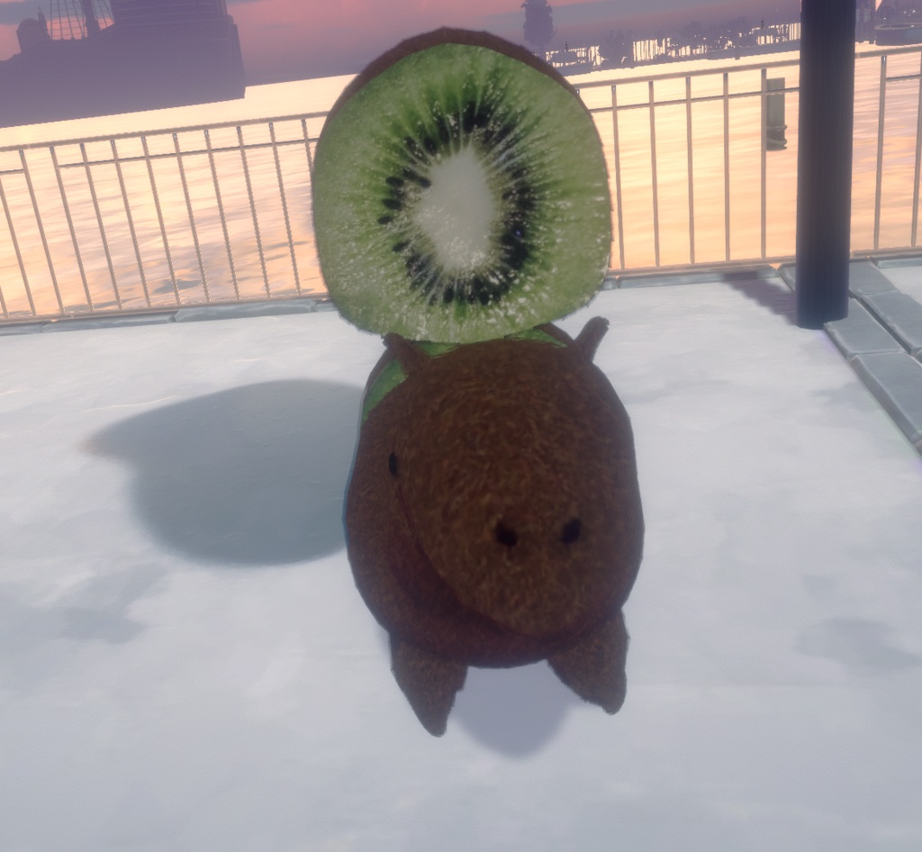 【VRCアバター】キウイカピバラ