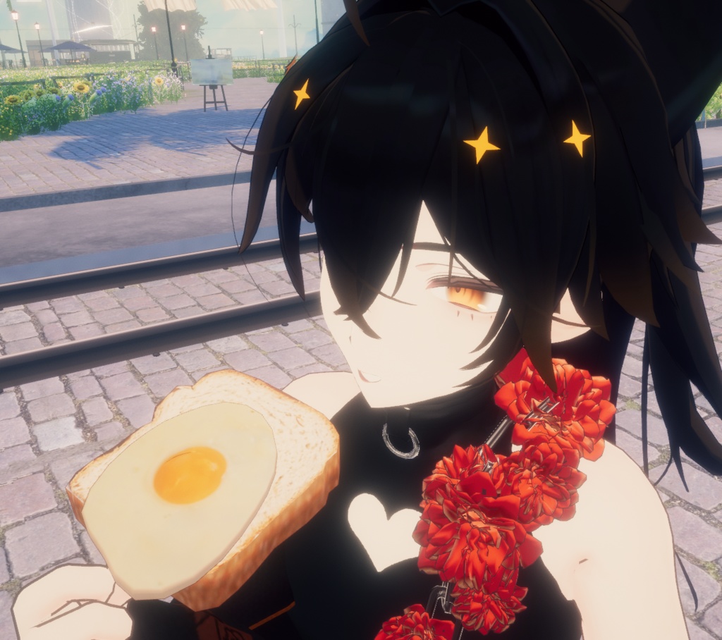 【VRCアクセサリー】ローポリ食べ物8種