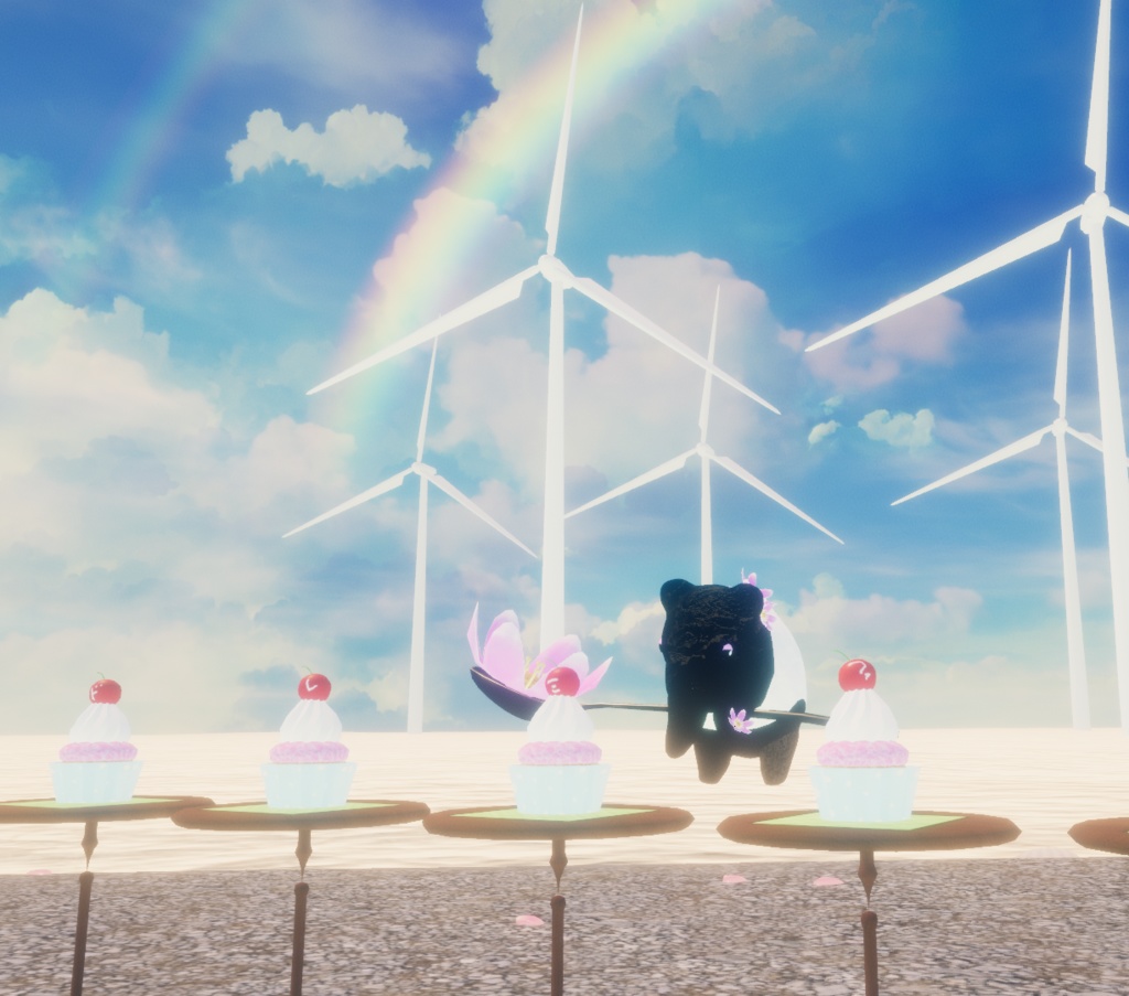 【無料VRCアバター】春を告げるマレーバク