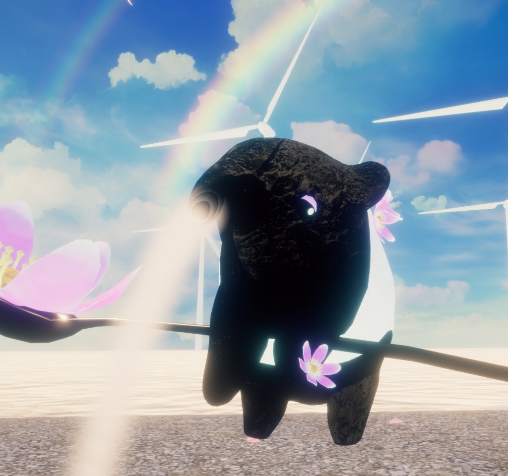 【無料VRCアバター】春を告げるマレーバク