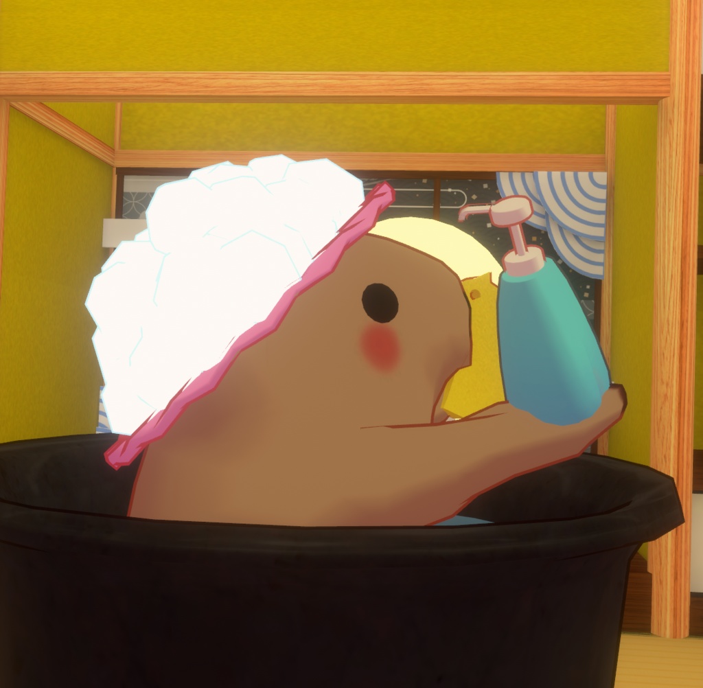 【無料VRCアバター】五右衛門風呂