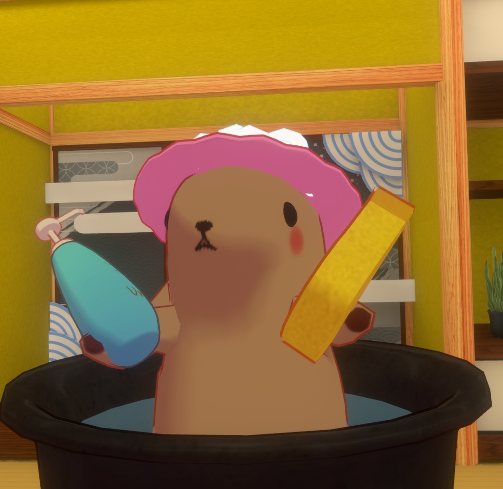 【無料VRCアバター】五右衛門風呂