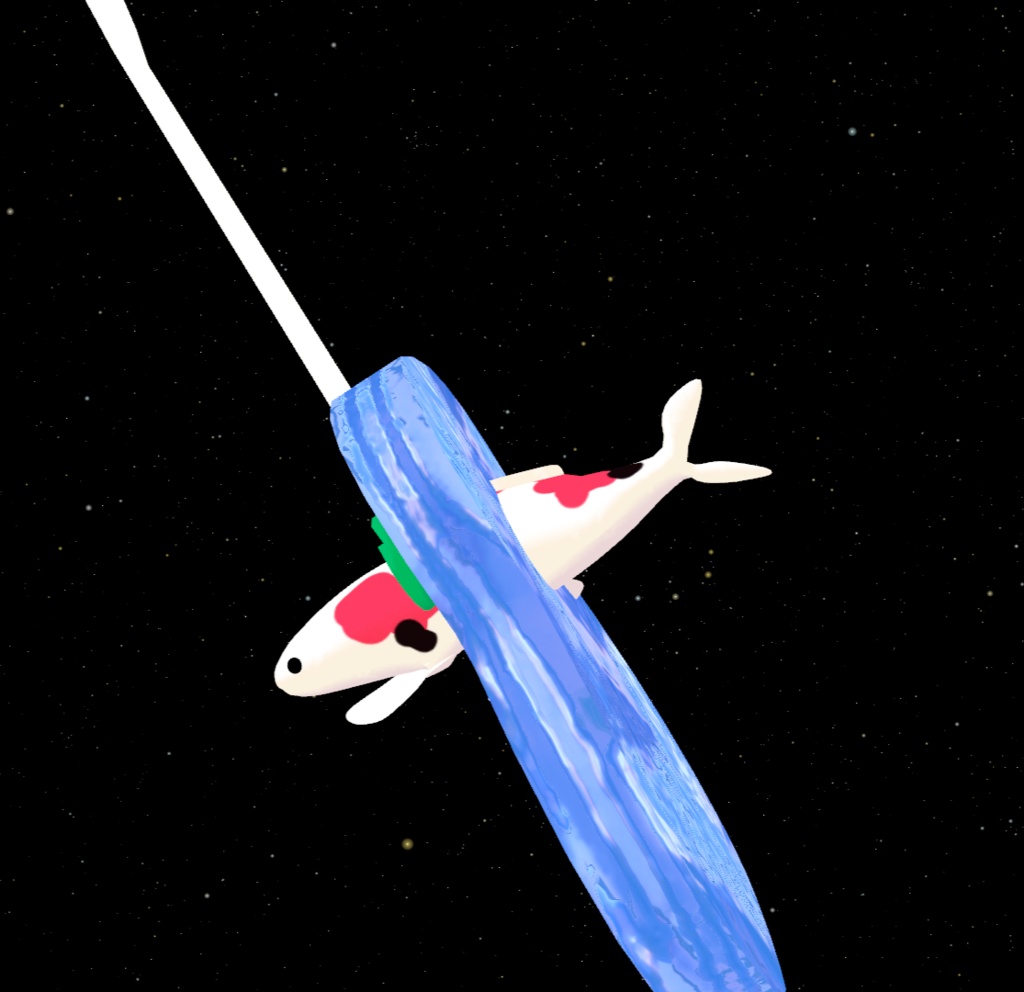 【無料VRCアバター】ギター鯉