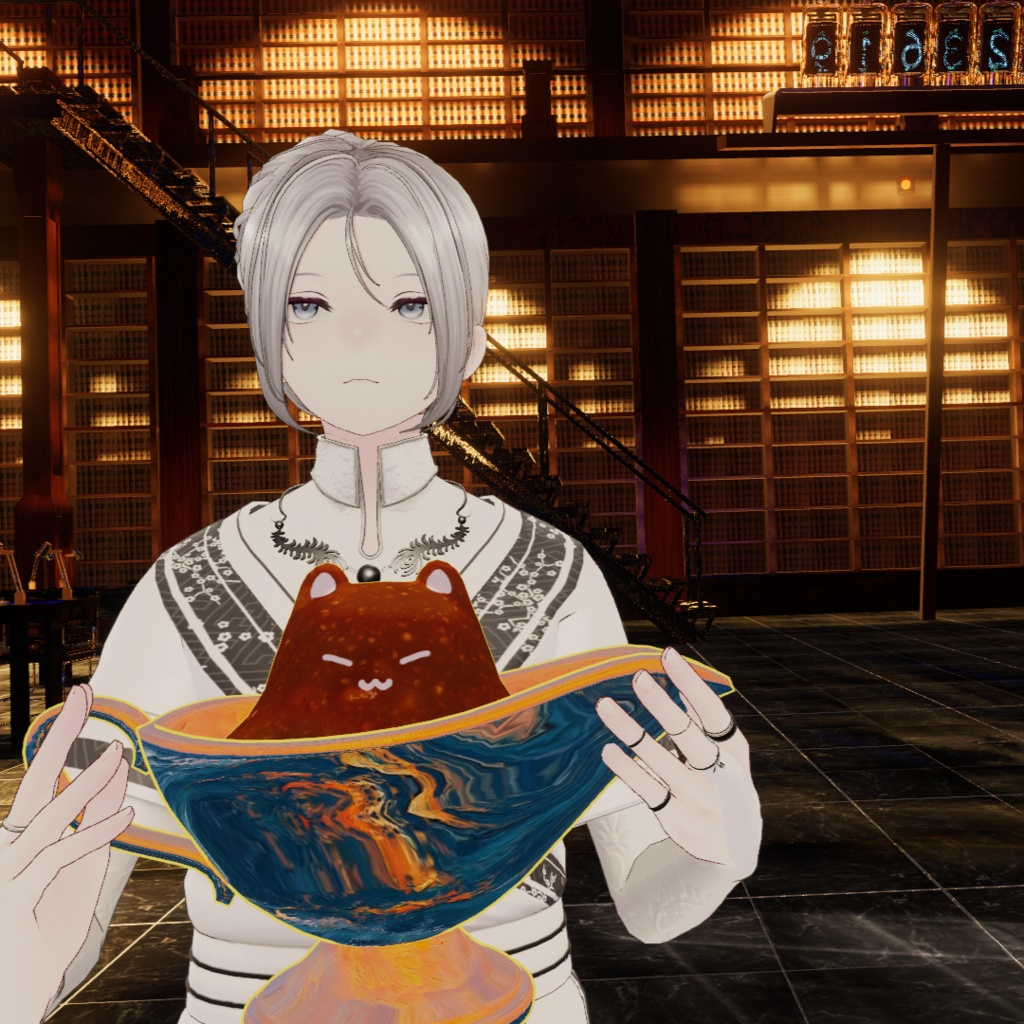 【VRCペット】カレー猫(ギミック付き)