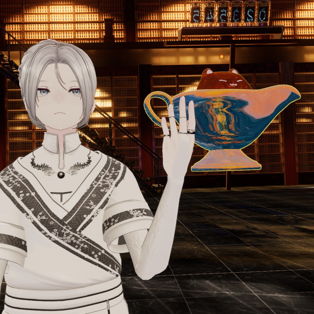 【VRCペット】カレー猫(ギミック付き)