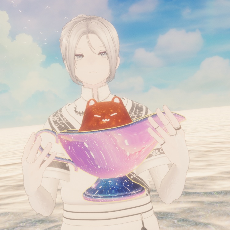 【VRCペット】カレー猫(ギミック付き)