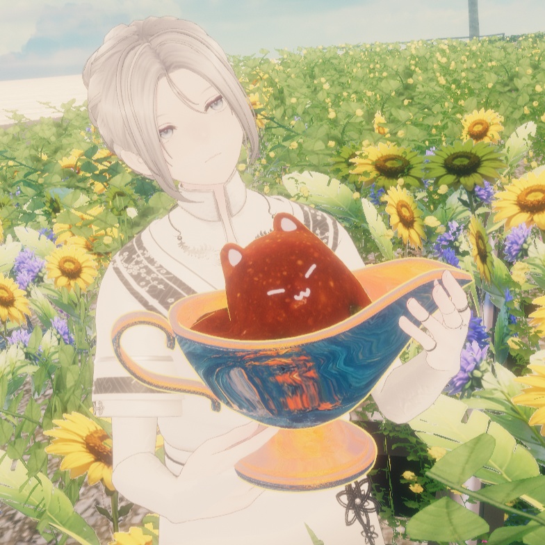 【VRCペット】カレー猫(ギミック付き)