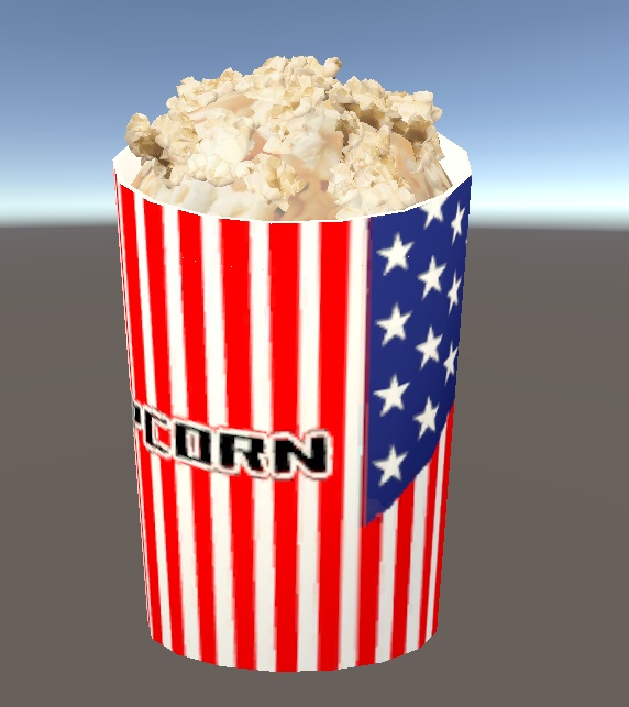 【Quest対応】ポップコーンを食べるギミック(とチンチラアバター)