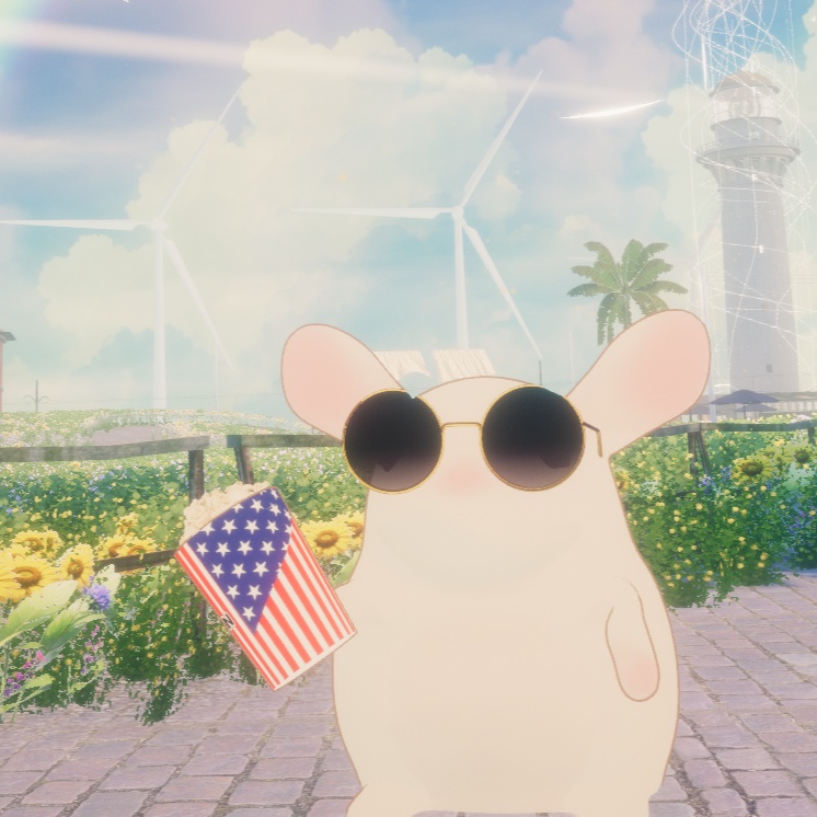 【Quest対応】ポップコーンを食べるギミック(とチンチラアバター)