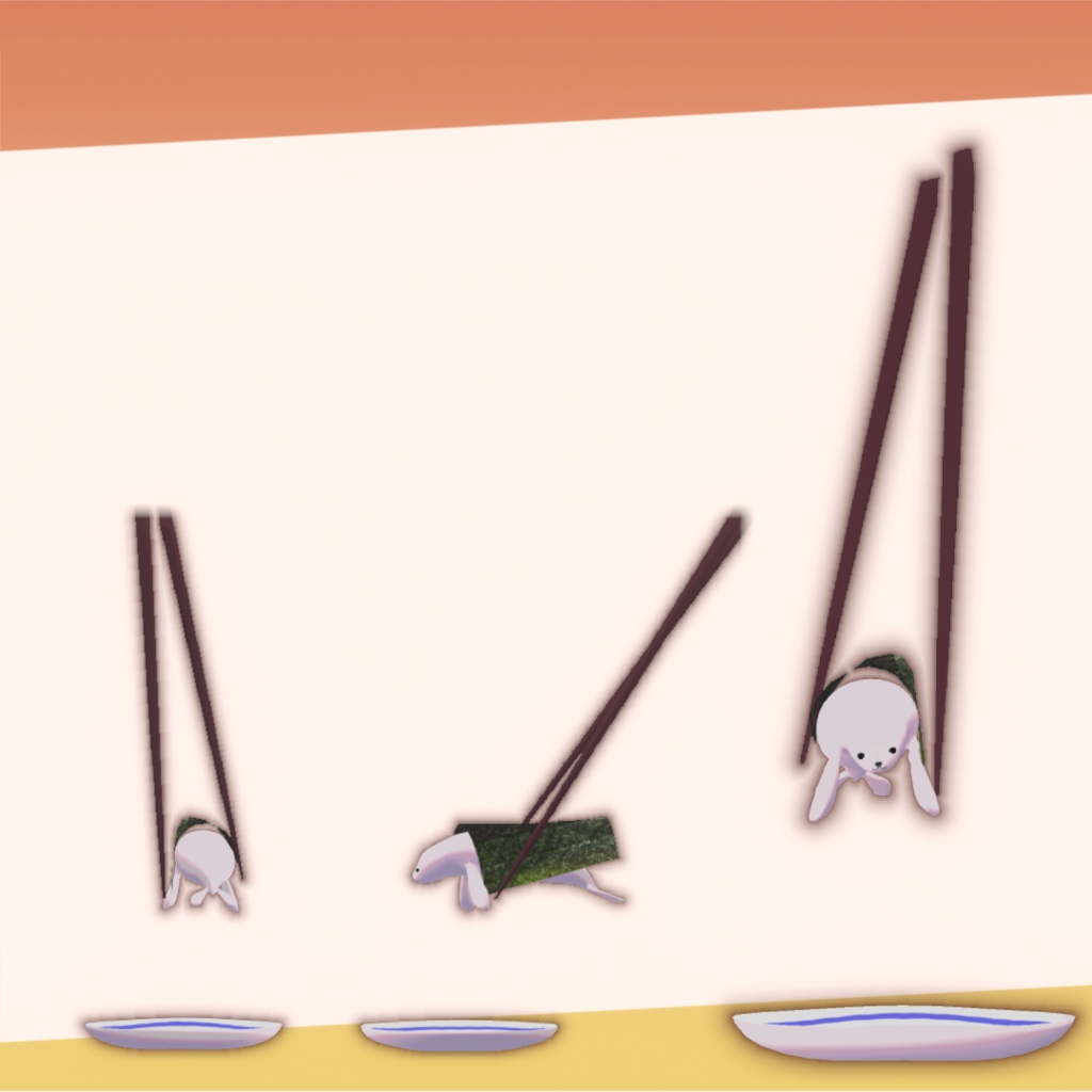 【Quest対応】海苔巻きアザラシ