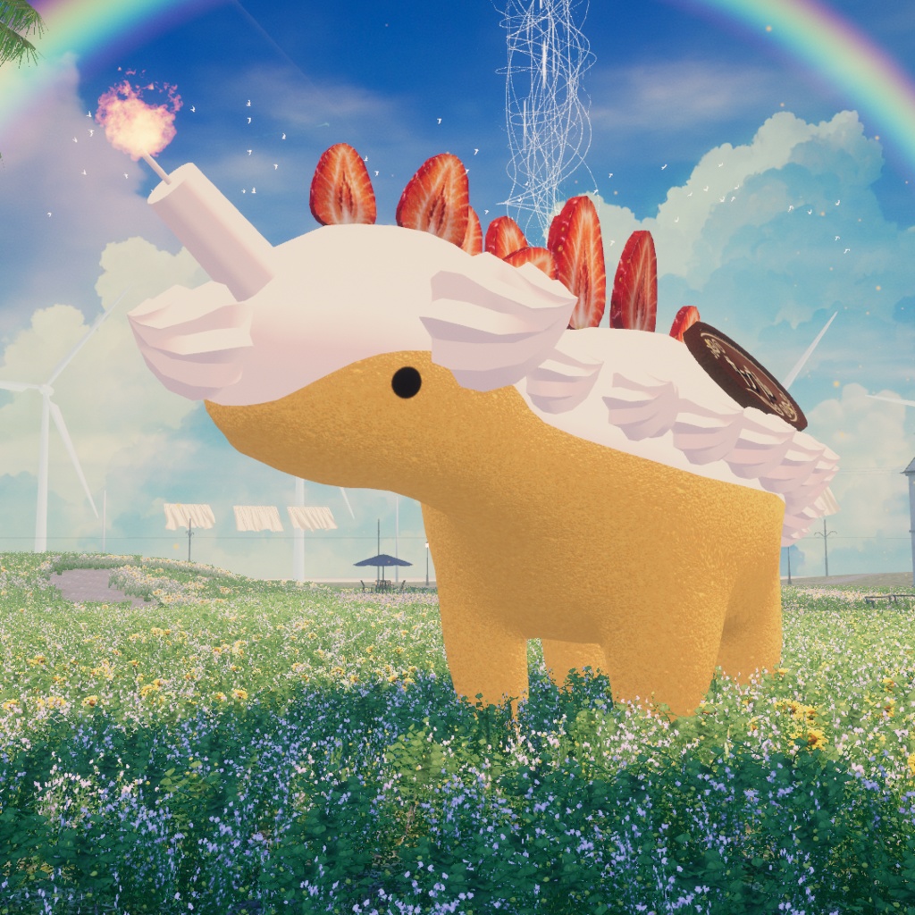 【Quest対応】ショートケーキザウルス