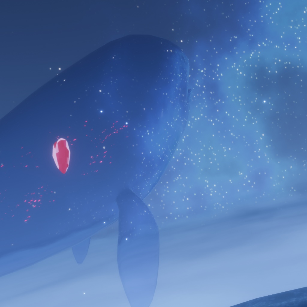 【VRChatアバター】硝子のクジラ