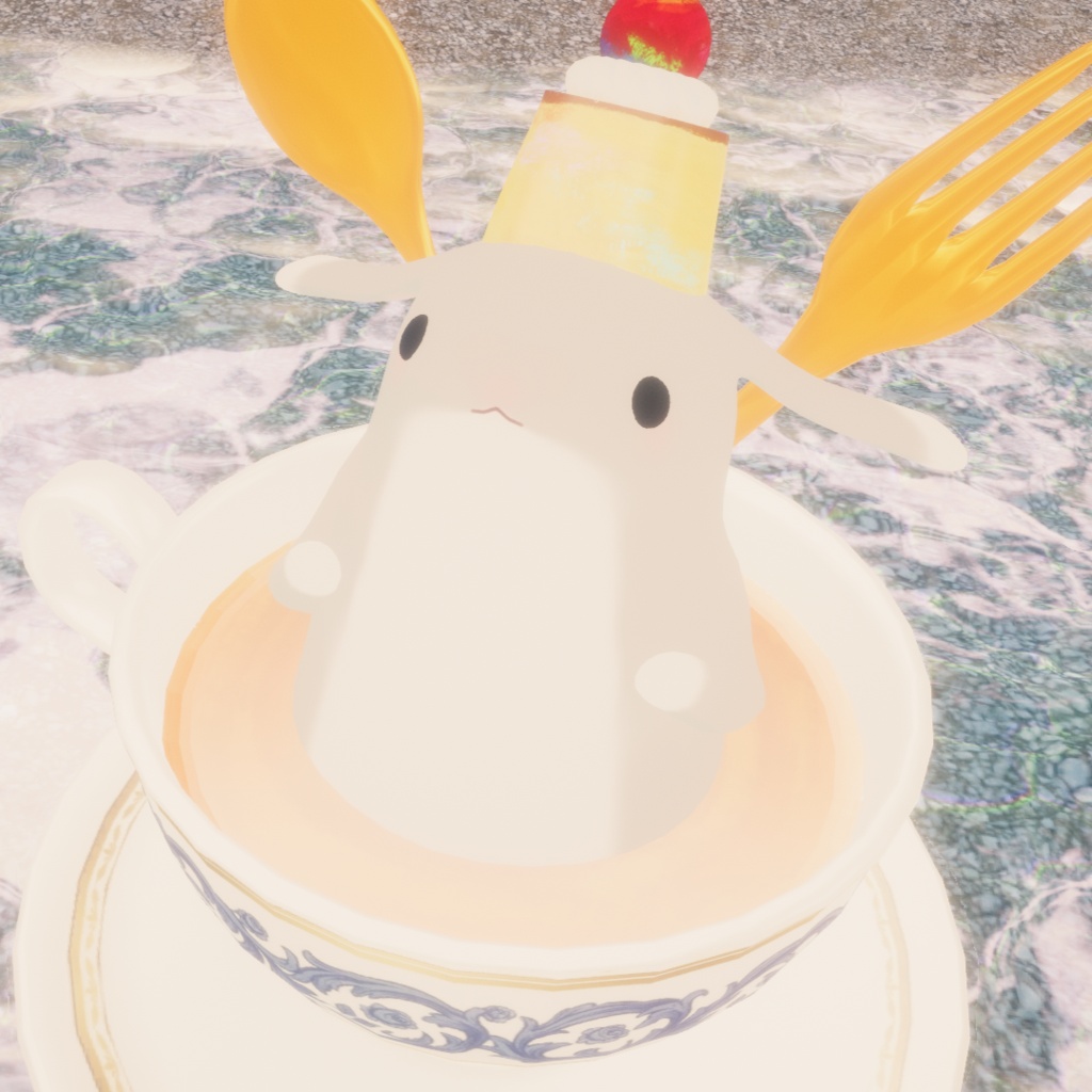 ウサギとチンアナゴのリバーシブルアバター『オル=オレイユ』