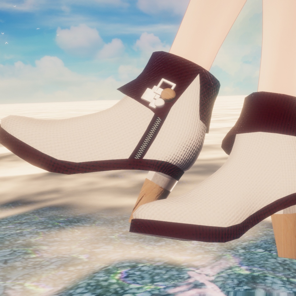 期間限定30%OFFセール!【VRChat shoes】ELESSE(おまけのアバター付き)【翠羽対応】