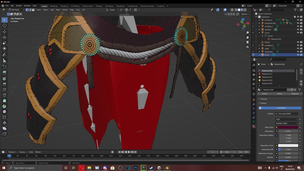 Armor graves + gloves