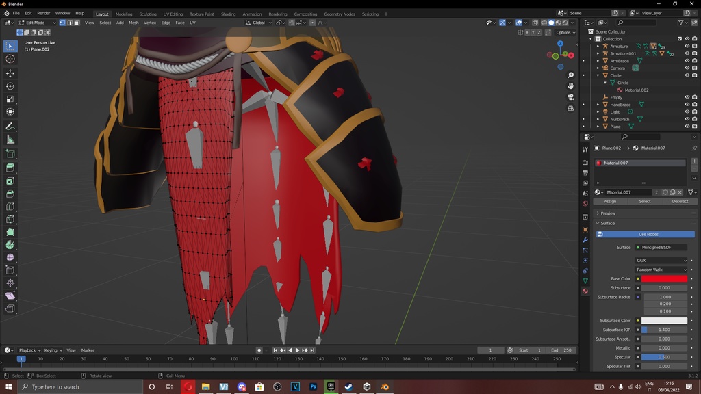 Armor graves + gloves