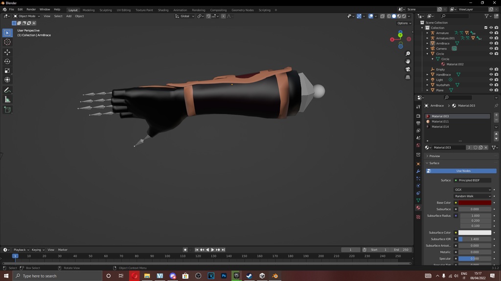 Armor graves + gloves