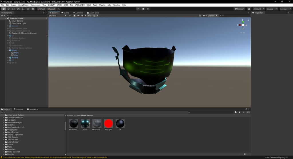 Raden MGS Inspired cyber mask