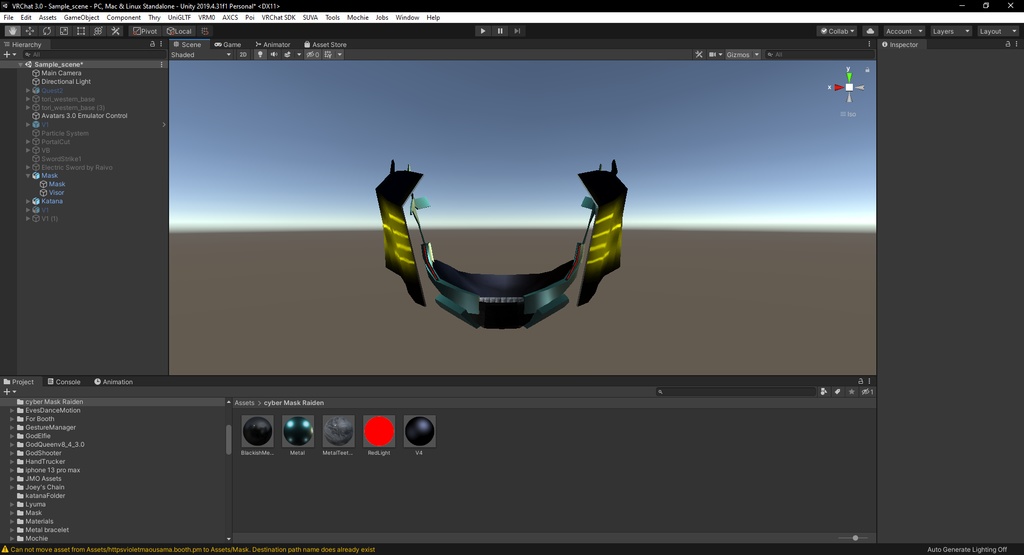 Raden MGS Inspired cyber mask