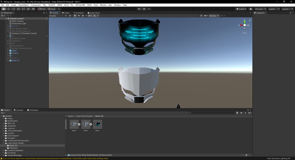 Raden MGS Inspired cyber mask